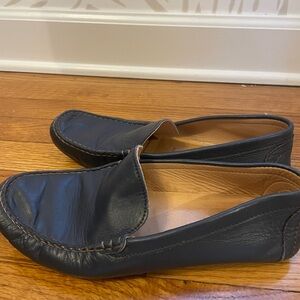 Black Leather Loafers